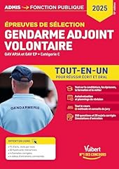 épreuves sélection gendarme d'occasion  Livré partout en France