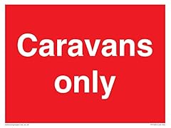 Caravans sign 200x150mm for sale  Delivered anywhere in UK