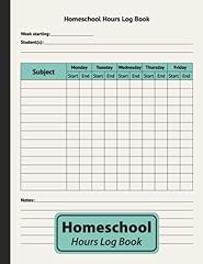 Homeschool hours log for sale  Delivered anywhere in UK