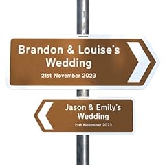 Personalised metal wedding for sale  Delivered anywhere in Ireland