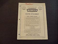 Craftsman router instructions for sale  Delivered anywhere in USA 
