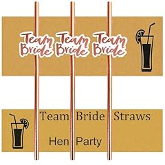 Team bride straws for sale  Delivered anywhere in UK