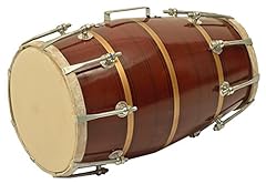 Dholak handmade wooden for sale  Delivered anywhere in Ireland