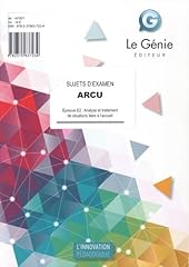 Arcu epreuve analyse d'occasion  Livré partout en Belgiqu