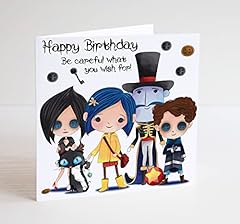 Coraline birthday card for sale  Delivered anywhere in Ireland