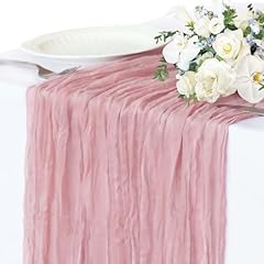 Pink cheesecloth table for sale  Delivered anywhere in USA 