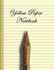 Yellow paper notebook for sale  Delivered anywhere in USA 