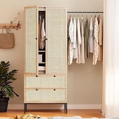 Natural rattan armoire for sale  Delivered anywhere in USA 