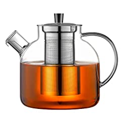 1500ml glass teapot for sale  Delivered anywhere in USA 