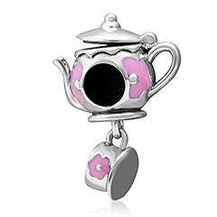 Teapot Set Charm 925 Silver Silver Tea Charm Cup Charm for sale  Delivered anywhere in Canada
