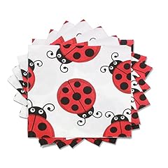 Dulousia ladybug napkins for sale  Delivered anywhere in USA 
