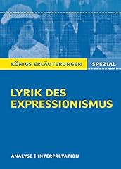 Lyrik expressionismus textanal gebraucht kaufen  Wird an jeden Ort in Deutschland