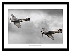 Framed spitfire hurricane for sale  Delivered anywhere in UK