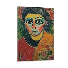 Portrait of A Lady (1908) by Alexej Von Jawlensky Posters for sale  Delivered anywhere in Canada