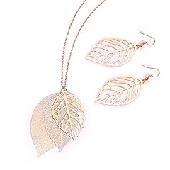 Nvenf leaf necklaces for sale  Delivered anywhere in USA 
