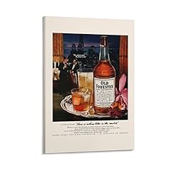Vintage bourbon poster for sale  Delivered anywhere in USA 