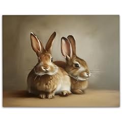 Brown rabbit portrait for sale  Delivered anywhere in USA 