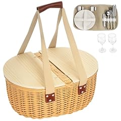 Outsunny wicker picnic for sale  Delivered anywhere in UK