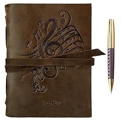 Leather journal music for sale  Delivered anywhere in UK