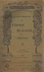 Anatomie descriptive formes d'occasion  Livré partout en France