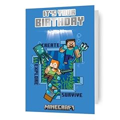 Minecraft generic birthday for sale  Delivered anywhere in UK