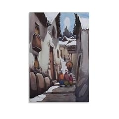 Peruvian watercolor art for sale  Delivered anywhere in USA 