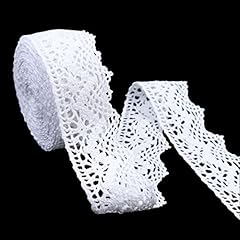 White lace ribbon for sale  Delivered anywhere in USA 
