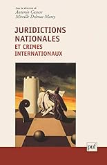 Juridictions nationales crimes d'occasion  Livré partout en France