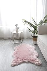 Faux imitation sheepskin for sale  Delivered anywhere in UK