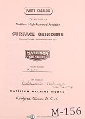 Mattison surface grinder for sale  Delivered anywhere in USA 