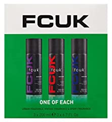 Fcuk bodyspray trio for sale  Delivered anywhere in UK