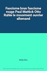 Fascisme brun fascisme d'occasion  Livré partout en France