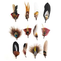 12pcs hat feathers for sale  Delivered anywhere in UK
