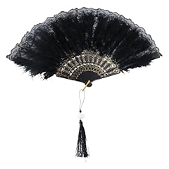 Folding handheld feather for sale  Delivered anywhere in UK