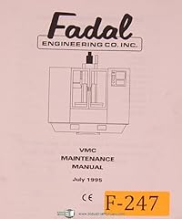 Fadal vmc maitnenance for sale  Delivered anywhere in USA 