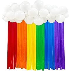 Rainbow fabric ribbon for sale  Delivered anywhere in UK