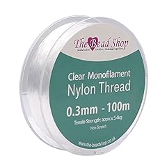 0.3mm clear nylon for sale  Delivered anywhere in Ireland