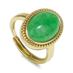 Green jade ring for sale  Delivered anywhere in USA 
