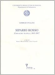 Sipario rosso. cronache usato  Spedito ovunque in Italia 