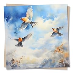 Beautiful watercolour birds for sale  Delivered anywhere in Ireland