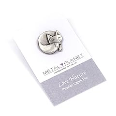 Fox pewter pin for sale  Delivered anywhere in UK