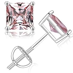 Smilest morganite earrings for sale  Delivered anywhere in USA 