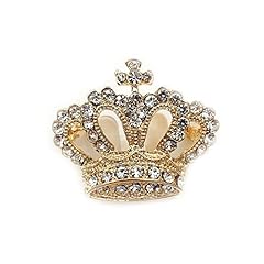 Crown brooch crown for sale  Delivered anywhere in UK