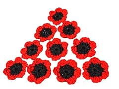 Set poppy applique for sale  Delivered anywhere in UK