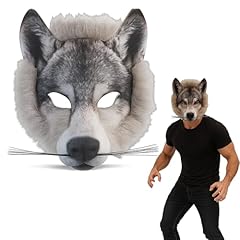 Wolf mask animal for sale  Delivered anywhere in UK