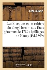 élections cahiers clergé d'occasion  Livré partout en France
