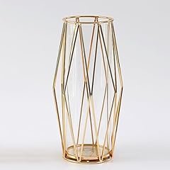 Glass vase geometric for sale  Delivered anywhere in UK