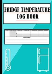 Fridge temperature log for sale  Delivered anywhere in UK