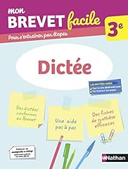 Dictée brevet facile d'occasion  Livré partout en France