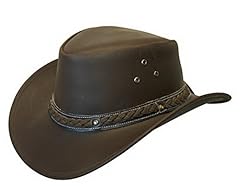 Leather hat aussie for sale  Delivered anywhere in UK